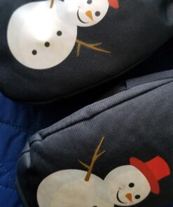 ANDORRA Kids Insulation Ski Mittens Boys Girls Snow Mittens Winter Gloves Pink/Snowman XS(2-3Y) 20 713FCfajH3L