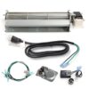 Hongso BKT GA3650T GA3650TB GA3700T GA3700TA Replacement Fireplace Blower Fan KIT for Desa, FMI, Vanguard, Vexar, Comfort Flame Glow, Rotom