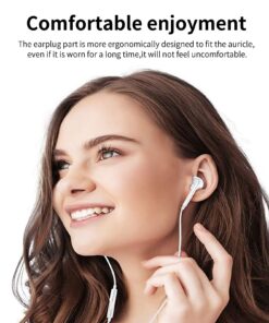 Togkun Wired Earbuds Headphones, Earphones in-Ear with Microphone and Call Controller, Noise lsolating, Bluetooth, Compatible with iPhone14/13/12/11/X/SE/8P/8/7P/7(2 Pack) 2PCS 16 713FocgnSmL