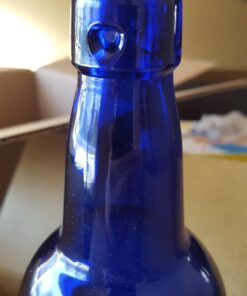 Alternative view of Cobalt Blue EZ Cap Bottles-16 oz.-Case of 12-Caps Included