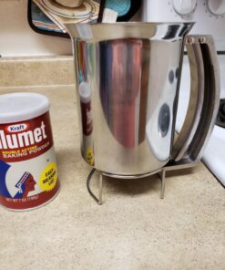 Pancake Batter Dispenser- Gourmet Stainless-Steel Pourer- Perfect for Baking Cupcakes, Waffles, Cakes, and Muffins- No Drip Dispenser by Chef Buddy 8 713Gbb6WIbL