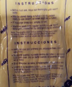 Cleantools The Absorber Synthetic Premium Drying Chamois Cloth for Car: Super Absorbent, Scratch-Free and Washable | 27-Inch x 17-Inch, Natural | Discontinued| Replacement PN: 14943 Single 25 713Go4WjE L