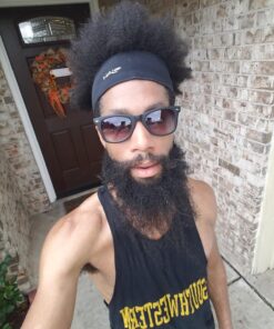 Halo Headband Halo II, Sweatband Pullover for Men and Women, No Slip With Moisture Wicking Dryline Fabric Black 34 713H v2OI2L