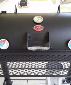 3 1/8 inch BBQ Thermometer Gauge 2 Pcs Charcoal Grill Pit Smoker Temp Gauge Grill Thermometer Replacement for Oklahoma Joe's Smokers, and Smoker Wood Charcoal Pit, Large Face Grill Thermometer 2 Pack 27 713H0fj3yL