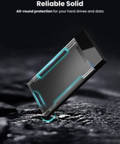 UGREEN 2.5" Hard Drive Enclosure USB C 3.1 Gen 2 to SATA III 6Gbps for SSD HDD 9.5 7mm External Hard Drive Disk Case with UASP Compatible with WD Seagate Toshiba Samsung Hitachi PS4 Xbox Router 25 713HhcwBJ1L