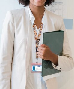 Wisdompro Adjustable Lanyard, Heavy Duty Neck Strap Lanyard with Detachable Buckle and Metal Hook for Keys, ID Badges, Card Holder, Name Tags - Sunflower Neck Lanyard 15 713HwF5BHEL