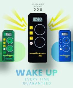 Alternative view of Screaming Meanie 220 Alarm Clock and Timer | Extremely Loud for Deep Sleepers | Multi-Purpose| 3 Sound Levels | Assorted Colors