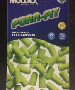 Moldex-Metric Inc. Pura-Fit Tapered Foam Polyurethane Uncorded Earplug, Green (M6800), 200 Pair 12 713KYDA2WL