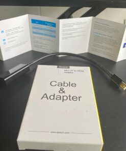 Rankie Mini DisplayPort (Mini DP) (Thunderbolt) to HDMI Adapter (Black) Black 28 713LSa29Y4L