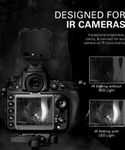 Polaroid Studio Series IR Light Bar –Rechargeable 36 IR LED Light for Use w/ All IR Compatible Cameras & Camcorders – Includes Diffuser Lens, Built-In Li-Ion Battery, Charger & Hot Shoe Mount 21 713Lk7RDJML