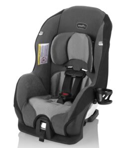 Alternative view of Evenflo Tribute LX 2-in-1 Lightweight Convertible Car Seat, Travel Friendly (Saturn Gray) Saturn Gray