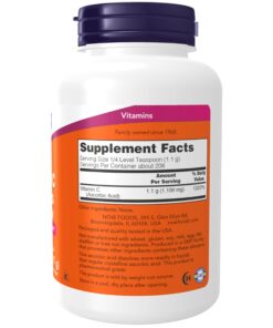 NOW Supplements, Vitamin C Crystals (Ascorbic Acid) Powder , Antioxidant Protection*, 8-Ounce 8 Ounce (Pack of 1) 17 713MJTnMrGL