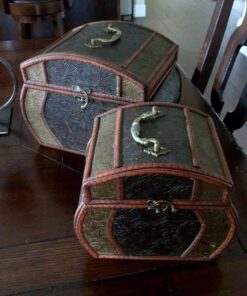 Nearly Natural 528 Decorative Chests (Set of 2) 38 713NQrRetCL