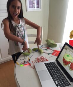 Makey Makey STEM Kit from JoyLabz - Hands-on Technology Learning Fun - Science Education - 1000s of Engineering and Computer Coding Activities Red 39 713NV60QByL