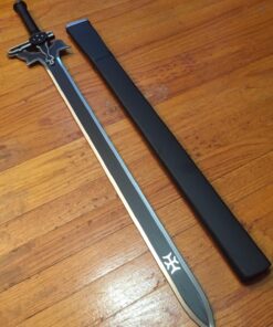 Sword Art Online SAO Medium Carbon Steel with Sheath-Kirito Elucidator, Asuna, Kirigaya (Kirito Elucidator Version 2) 29 713P4 yIi0L