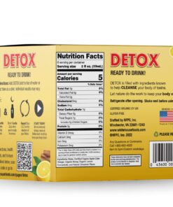 White House Detox Apple Cider Vinegar Shots, Raw Unfiltered, On the Go (Detox, Pack of 24) 2 Ounce (Pack of 24) 13 713Pf9r7y9L