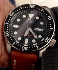 SEIKO Men's Automatic Analogue Watch with Rubber Strap SKX007K 79 713QQ9uWILL