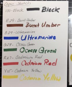 Copic Sketch, Alcohol Markers, 6pc Set, Bold Primaries Bold Primary Colors Marker Set 12 713QTZwhJ6L