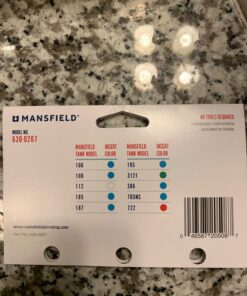 Mansfield Plumbing 630-0207 Univ Flapper 3 inch Kit , Blue 16 713R4G 8IOL