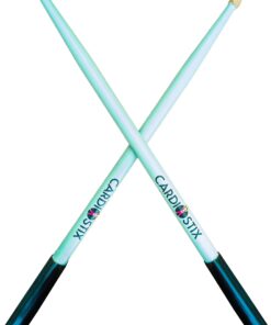 CardioStix Basic 4.5oz (1 PAIR YOU CHOOSE) American Hickory Wood Cardio Drum Sticks w/Black Grips | For Drumming, Fitness, Aerobic Class, Exercises(Mint) Movin' Mint 6 713R5skr6hL