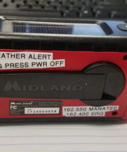 Midland - ER210 Emergency Compact Crank Weather AM/FM Radio - Multiple Power SOS Emergency Flashlight, NOAA Weather Scan + Alert 20 713SAbsmEzL