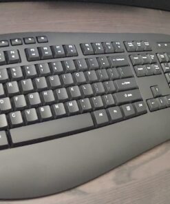 Wireless Keyboard Mouse Combo, EDJO 2.4G Full-Sized Large Wireless Keyboard with Comfortable Palm Rest and Optical Wireless Mouse for Windows, Mac OS PC/Desktops/Computer/Laptops 34 713T3Kw4SBL