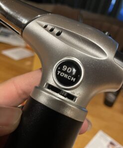 TBTEEK Butane Torch, Kitchen Torch Cooking Torch with Safety Lock & Adjustable Flame for Cooking, BBQ, Baking, Brulee, Creme, DIY Soldering(Butane Not Included) Silver 39 713UWcIqjL 1