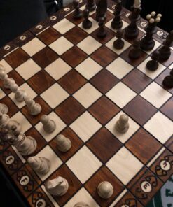 Wegiel Chess Set - Consul Chess Pieces and Board - European Wooden Handmade Game - JUNIOR 100 713VJOdI2wL