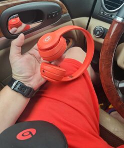 Beats Solo3 Wireless On-Ear Headphones - Apple W1 Headphone Chip, Class 1 Bluetooth, 40 Hours of Listening Time, Built-in Microphone - Red (Latest Model) Without AppleCare+ 42 713VrwD8SVL