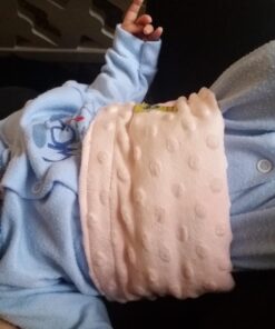 Happi Tummi Colic and Gas Relief for Babies and Infants- Heated Belly Wrap for Newborns - Aromatherapy Wrap for Upset Tummy and Constipation Pretty-n-plush Pink 20 713VzaJk5iL