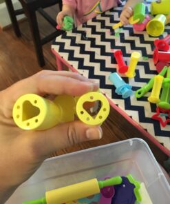 Carykon Dough Extruders Set Assorted Designs, Set of 10, 5 Patterns - Random Colors 36 713W4VRjFjL