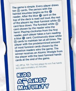 Kids Against Maturity: The Original Card Game for Kids and Families, Super Fun Hilarious for Family Party Game Night 29 713WpbLSZS