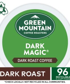 Green Mountain Coffee Roasters Dark Magic Coffee, Keurig Single-Serve K-Cup pods, Dark Roast, 96 Count (4 Packs of 24) 24 Count (Pack of 4) 16 713XxfHoXlL