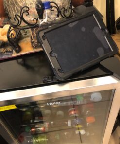 New iPad 9th/8th/7th Generation Case 2021/2020/2019 10.2 Inch with Tempered Glass Screen Protector & Pencil Holder | Rugged Protective Kids iPad 10.2 Case Cover w/Stand Hand Shoulder Strap |Black Black 60 713YPW3AtlL 1