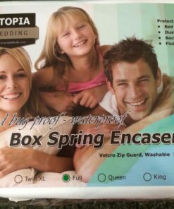 Utopia Bedding Premium Zippered Mattress Encasement (Fits 10 Inches Mattress, Full) - Waterproof and Bed Bug Proof Mattress Protector - Six-Sided Mattress Cover 10" Deep 25 713YYJrBtJL