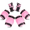 Kids Knee Pads and Elbow Pads Set，Kids Protective Gear Set,Knee Pads Skating Rollerblading Skateboarding BMX Scooter Cycling Pink M (Age:5-8Y)