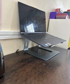 Nulaxy Laptop Stand, Detachable Ergonomic Laptop Mount Computer Stand for Desk, Aluminum Laptop Riser Notebook Stand Compatible with MacBook, Dell XPS, All 10-16" Laptops - Gray A-Grey 36 713Ynkcn38L