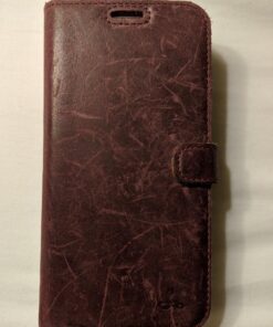 Snakehive iPhone XR Vintage Wallet || Genuine Leather Wallet Phone Case || Real Leather with Viewing Stand & 3 Card Holder || Flip Folio Cover with Card Slot (Plum) Plum 23 713YvesQyJL