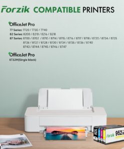 Alternative view of 952 XL Ink Cartridge Replacement for HP 952 Ink Cartridges Black Cyan Magenta Yellow (4-Pack),Compatible for OfficeJet Pro 8710 8720 7740 8210 8715 7720 8702 8725 8740 8730 8700 8200 Printer