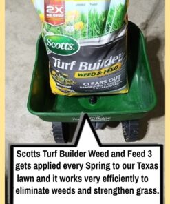 Scotts Turf Builder Weed & Feed3, Weed Killer Plus Lawn Fertilizer, Controls Dandelion and Clover, 5,000 sq. ft., 14.29 lbs. 5,000 sq. ft. Weed and Feed 61 713ZPjqnFRL