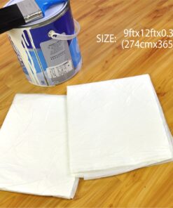 KINGORIGIN 10 Piece Drop Cloth Sheet,Plastic Drop Cloth 9x12Feet 90004A,for Painting Supplies Couch Cover and Furniture Cover 7 713ZgFLZHL