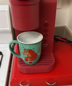 Mind Reader Single Serve Coffee Organizer with 3 Drawers Pod, 12.25" L x 13.5" W x 2.5" H, 36 Capacity, Red 37 713a vmcqcL