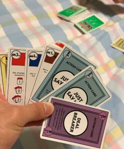 Hasbro Gaming Monopoly Deal Card Game, Quick-Playing Card Game for 2-5 Players, Game for Families and Kids, Ages 8 and Up, Christmas Stocking Stuffers (Amazon Exclusive) 35 713aAJzhzaL