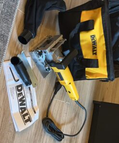 DEWALT Biscuit Joiner, 6.5 Amp, 10,000 RPM, Retractable 45 Degree Notch, For Depth Spots (DW682K),Yellow Plate joiner 26 713aIOOpH5L