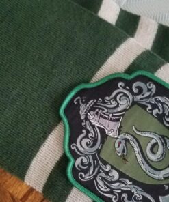 Harry Potter Slytherin Patch Knit Scarf, OSFM, Green 18 713amEpTZzL