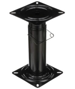 Attwood 91320-ADJ Swivl-Eze Adjustable Pedestal, Height Adjustable 11 ½-17 ½ Inches, for Boat Seat, Black Powder Coated 16 713arHidugL