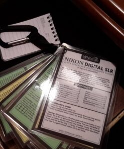 Whitecap Cheat Sheets for Nikon DSLR D3500 D5600 D7500 D3400 D3300 D5500 D5300 D7200 Z7 Z6 D850 D810 D610 D750 D500 Df D5 Tip Cards Camera Quick Guide 10 713bx2NOtgL