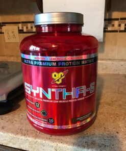BSN SYNTHA-6 Whey Protein Powder with Micellar Casein, Milk Protein Isolate, Chocolate Milkshake, 48 Servings (Packaging May Vary) 5 Pound (Pack of 1) 28 713cL4VsnL