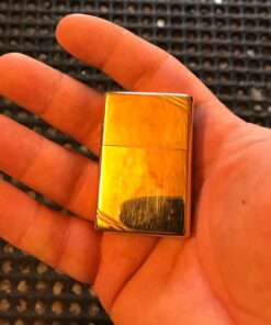 Zippo Vintage Lighters High Polish Brass Vintage With Slashes 51 713cRA1qNDL 1
