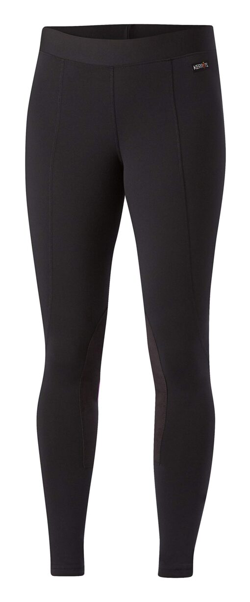 Kerrits Flow Rise Knee Patch Performance Tight X-Large Black